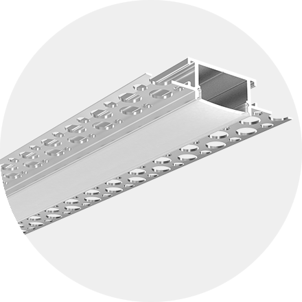 Led Plaster in Profile